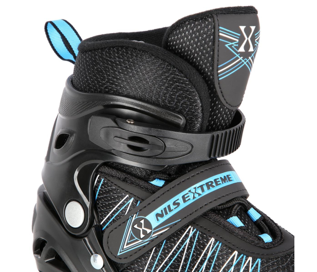 Nils Extreme Łyżworolki Łyżwy 2w1 NH11912 rozm. S 31-34 Czarno-niebieskie - 1121274 - zdjęcie 7